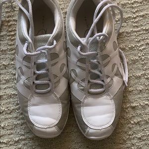 White cheer shoes